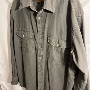 Timberland mens stone washed shirt large